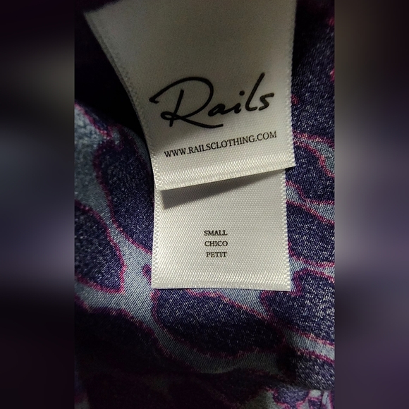 RAILS MARIAH LAVENDER LEOPARD PRINT. SIZE S - Picture 6 of 8